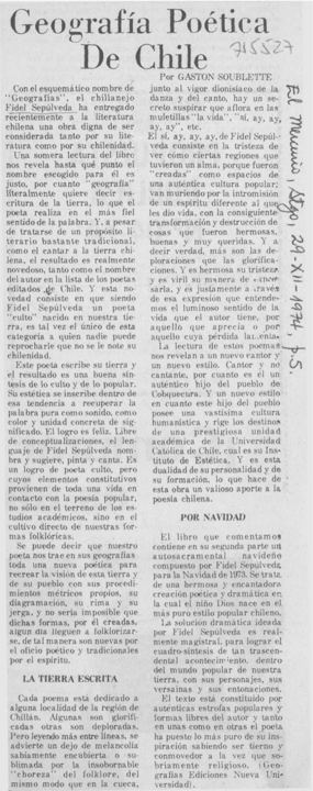 Geografía poética de Chile