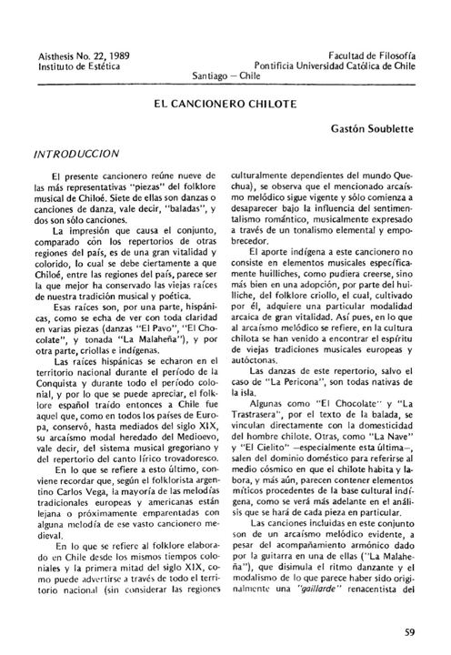El cancionero chilote